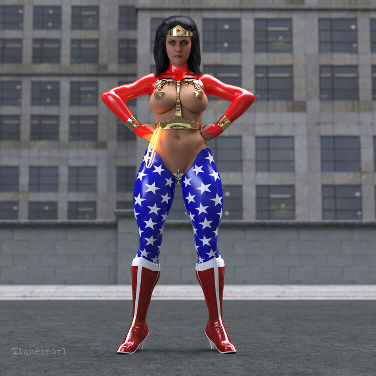 Inverse Wonder Woman Suit